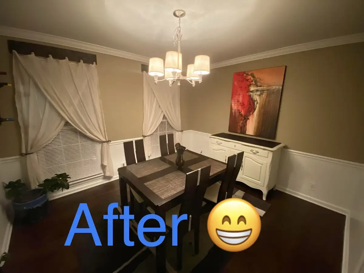 Professional dining room restoration after water damage in El Campo
