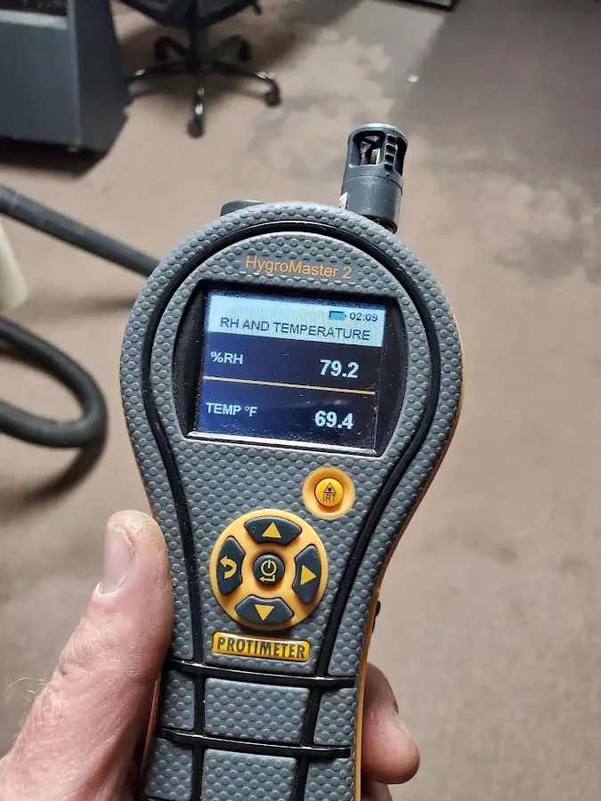 Moisture meter humidity assessment for Fire & Smoke Damage Restoration in El Campo